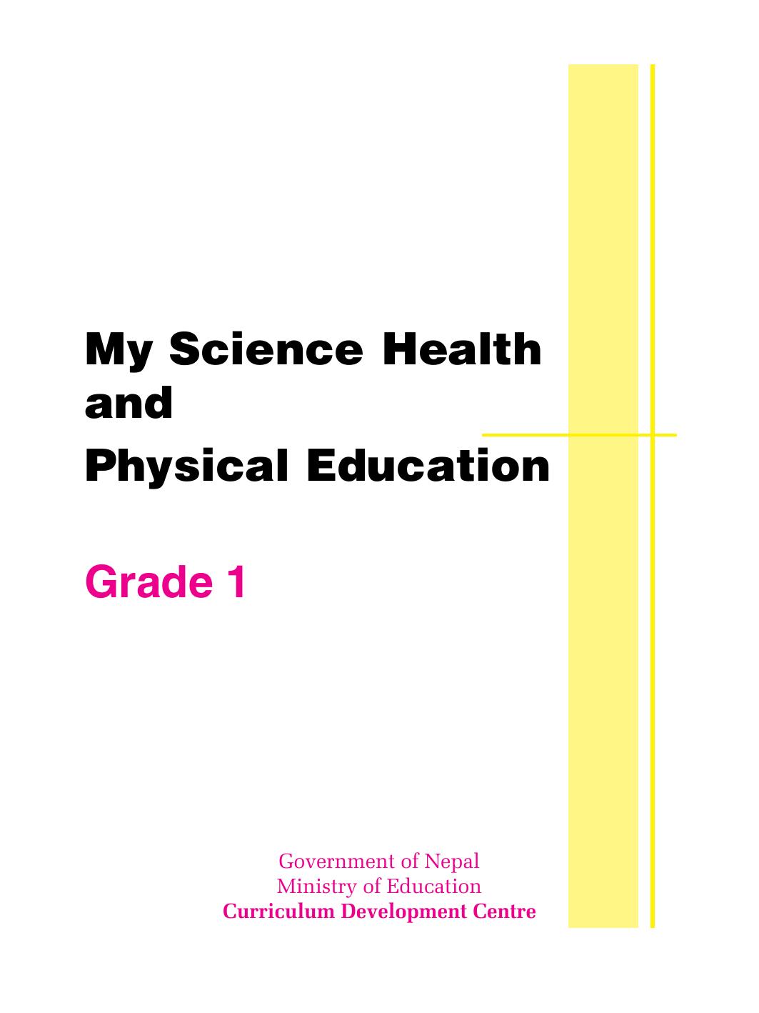 CDC 2075 - My Science Health and Physical Education Grade 1